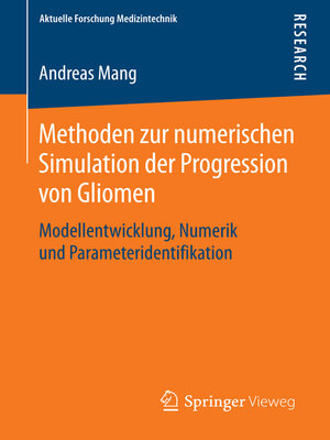 cover image of Methoden zur numerischen Simulation der Progression von Gliomen